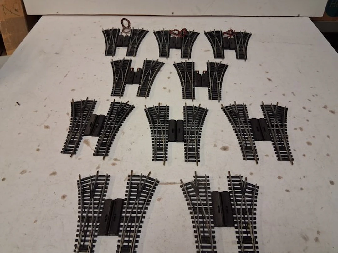 Jouef H0 - R 385/R 325 - Model train tracks (20) - 10x...