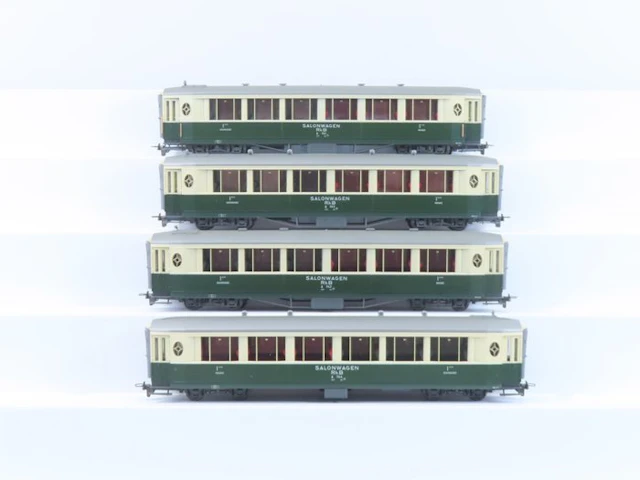 Bemo H0m - 7272 134 - Model train passenger carriage set...