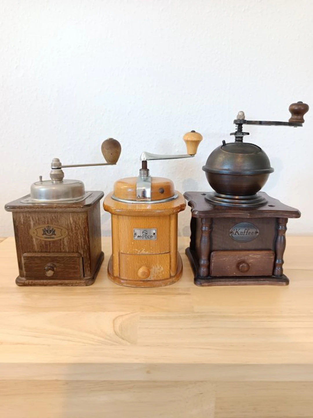Zassenhaus, KyM - Coffee grinder (3) - Wood, Metal, Steel