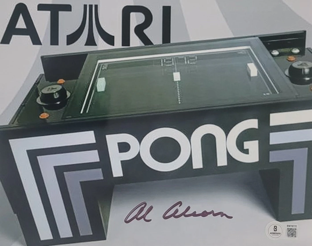 Atari - Rare Autograph From Allan Alcorn Creator of Pong...