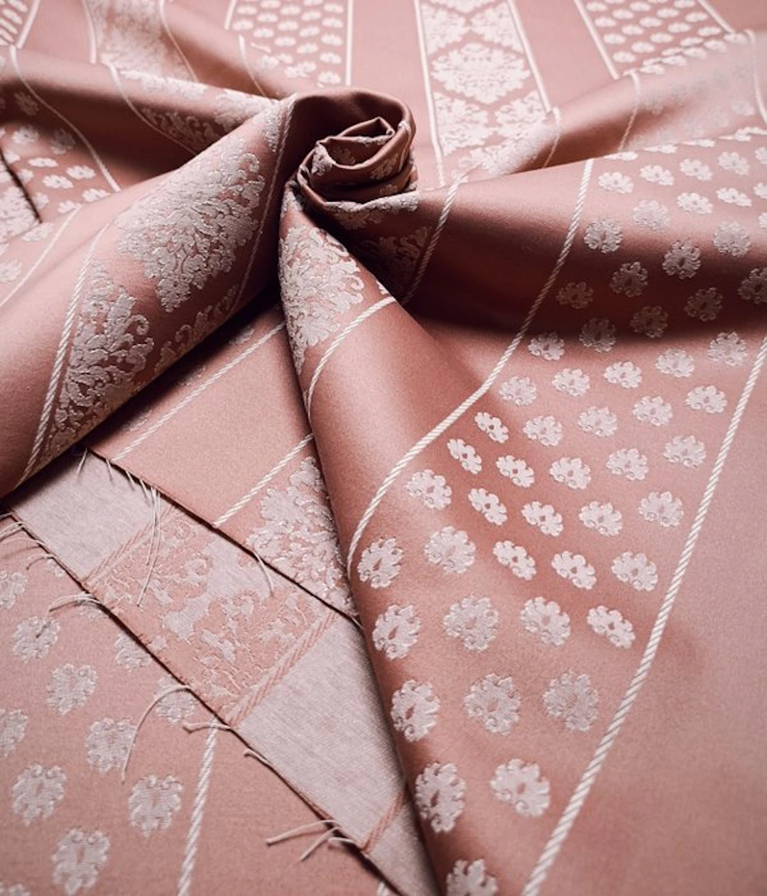 B718 - 250 x 290 cm - Tessuto Damasco in Cotone –...