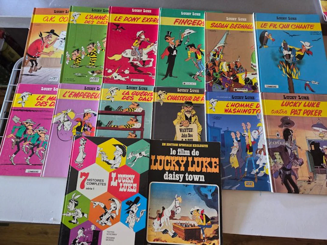 Lucky Luke - 13x C + B- EO/Ré - 14 Album - 1972/2008