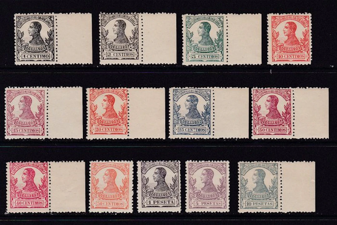 Spanish Guinea 1912 - Alfonso XIII - Guinea - Complete...