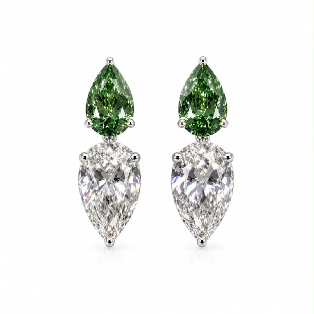 No reserve price - Earrings - 14 kt