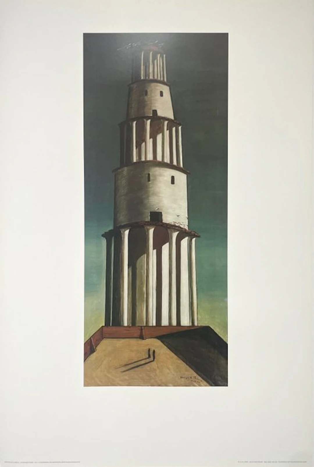 Giorgio de Chirico (after) - La Grande Torre - Offset...