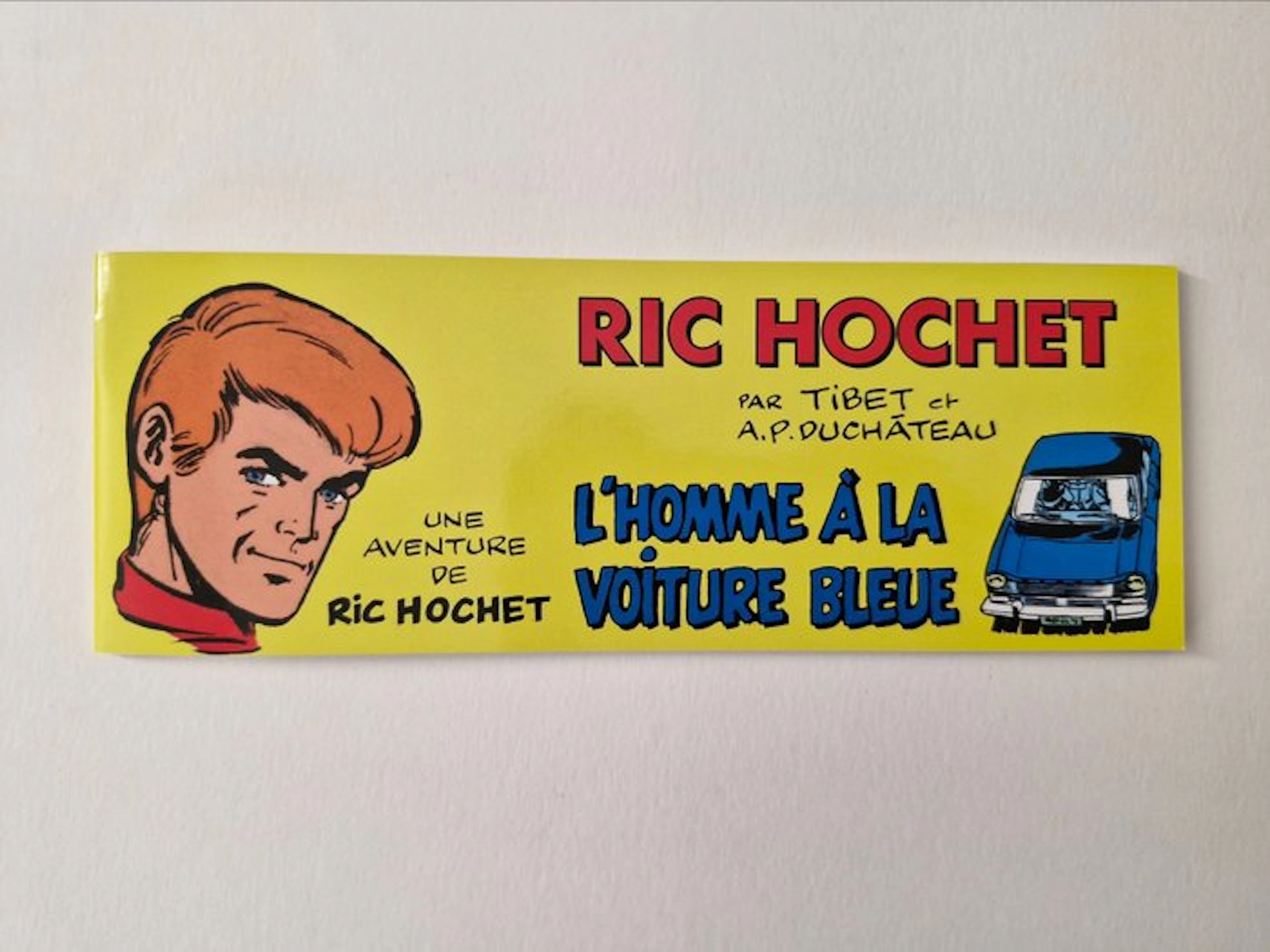 Ric Hochet - L'Homme à la voiture bleue - B - 1 Album - Limited edition - 2023