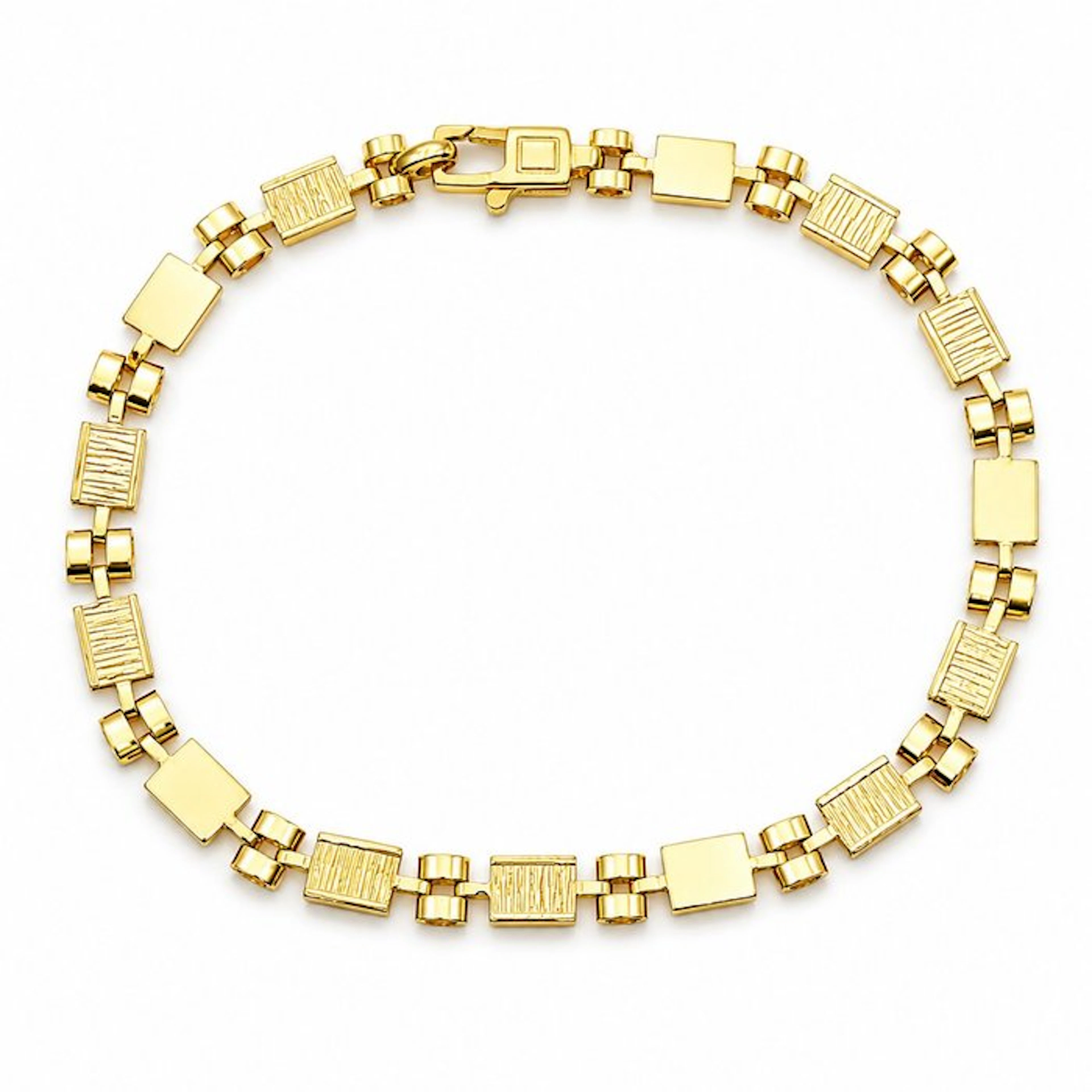 Bracelet - 18 kt. Yellow gold - Made in Italy - Handmade