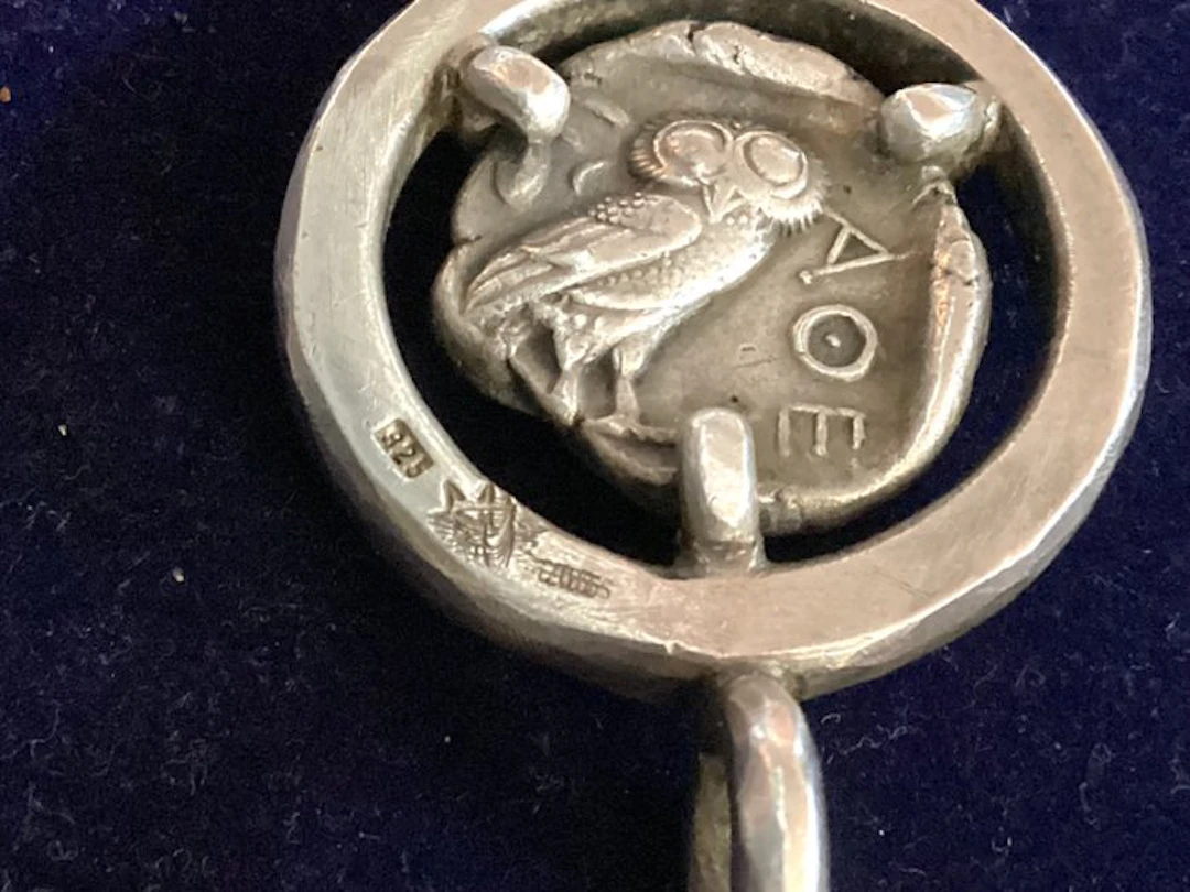 Ancient Greek, Hellenistic Silver Coin pendant