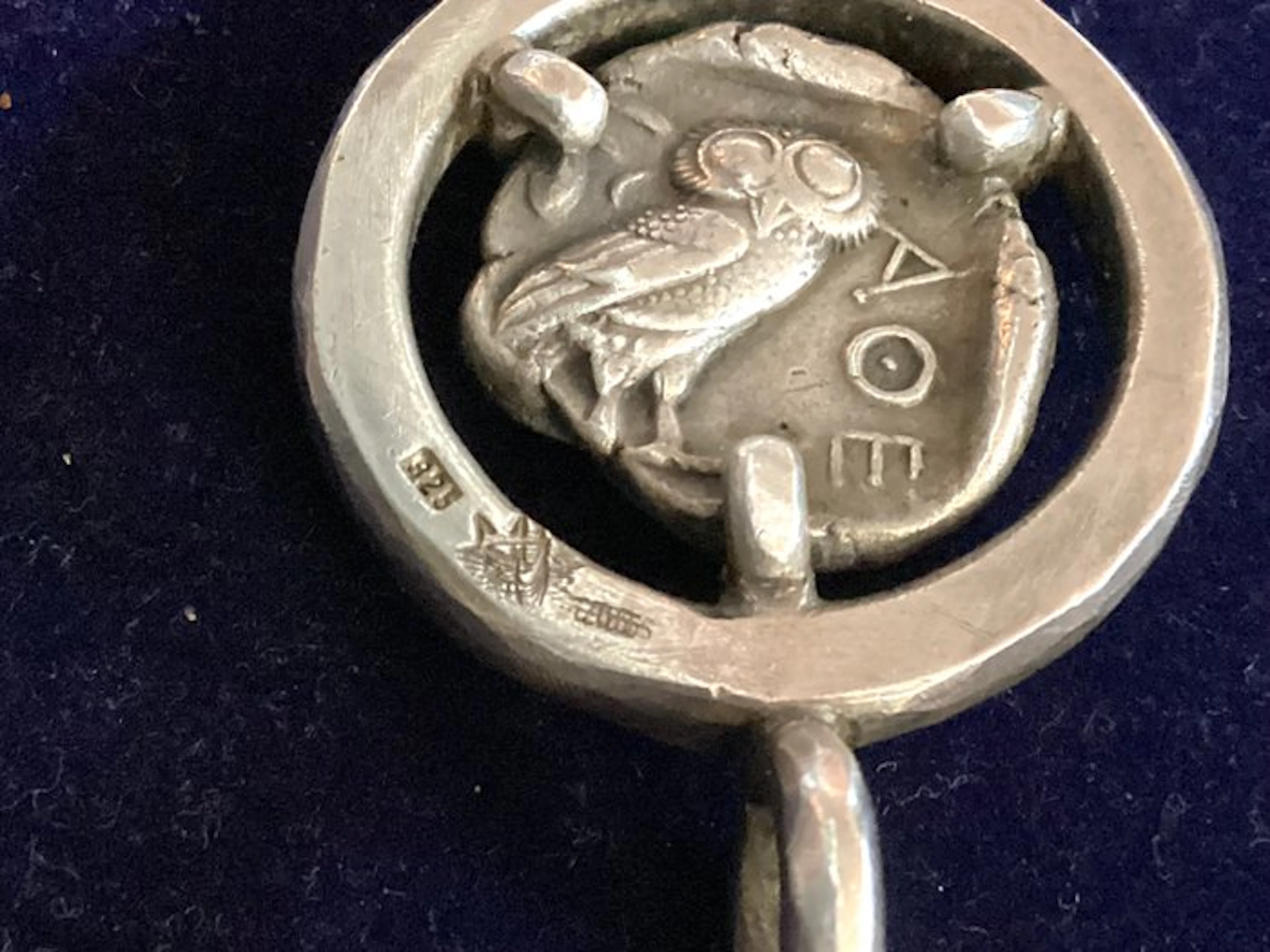 Ancient Greek, Hellenistic Silver Coin pendant
