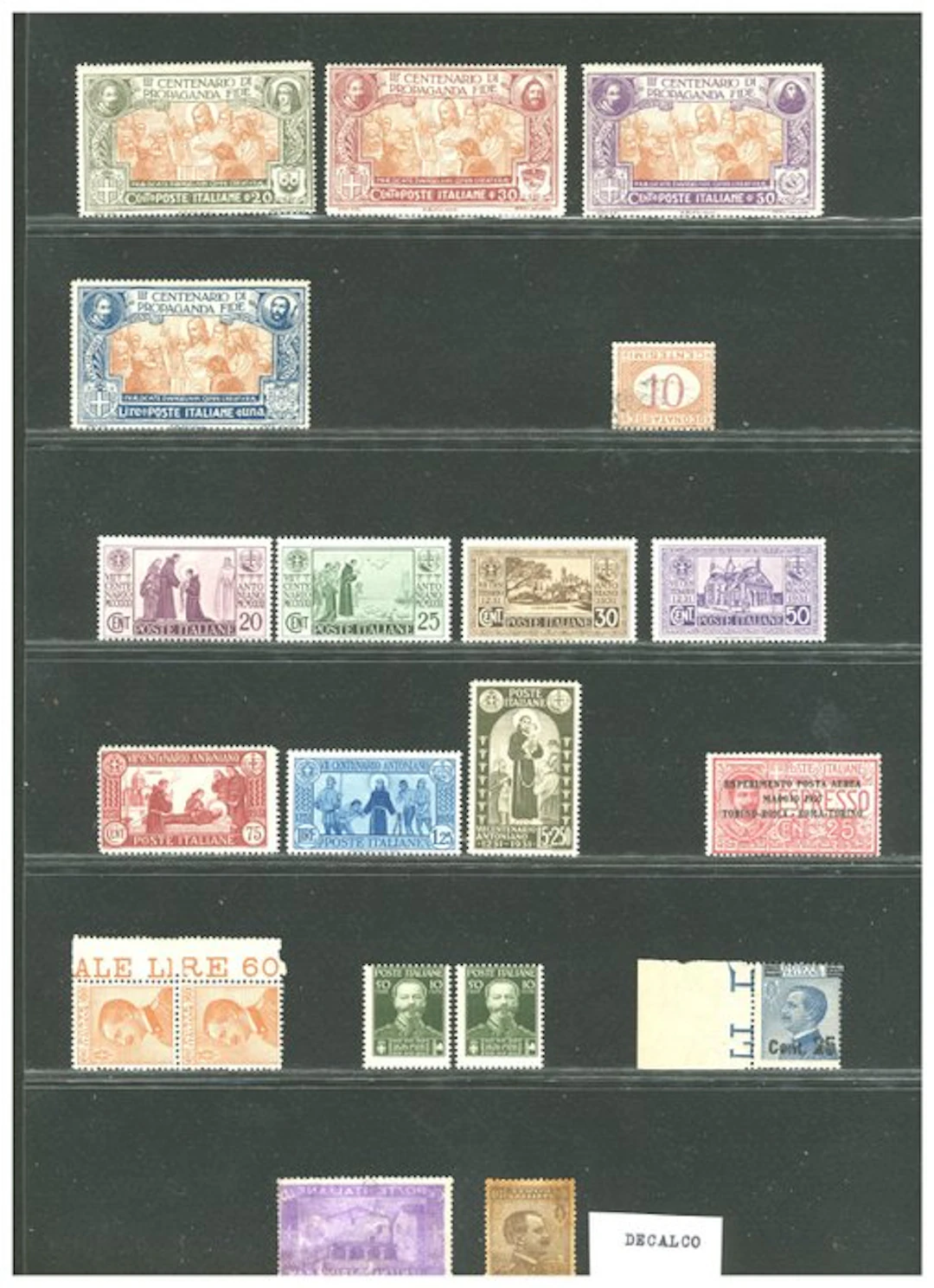 Italy Kingdom - Stamp selection of the Kingdom of Italy and its Colonies