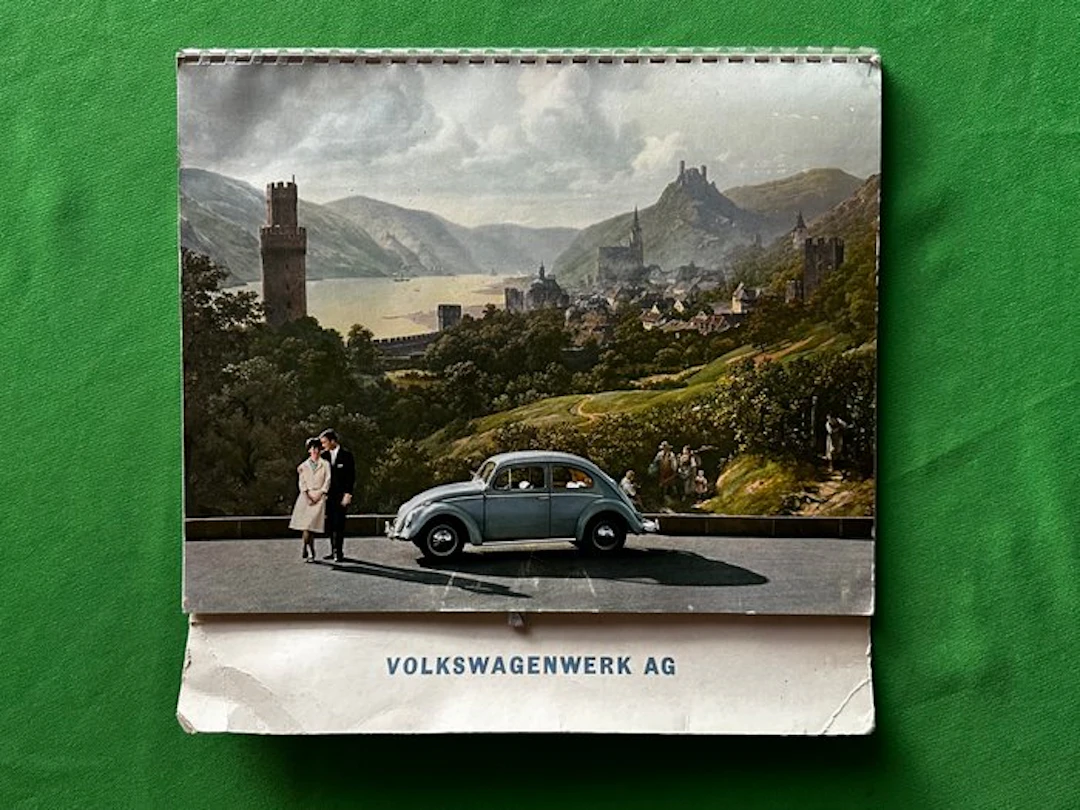Calendar - Volkswagen - Beetle - T1 - Karmann Ghia - 1962