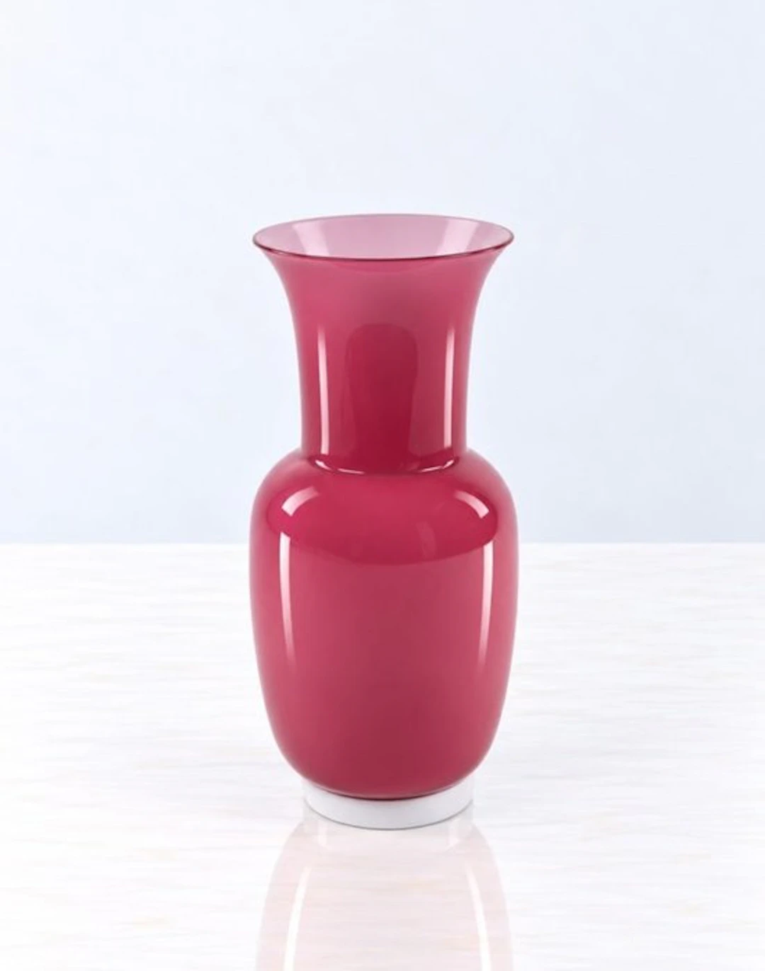 Venini - Opalino - Vase - Pink Opaline - Glass - Rosa Incamiciato
