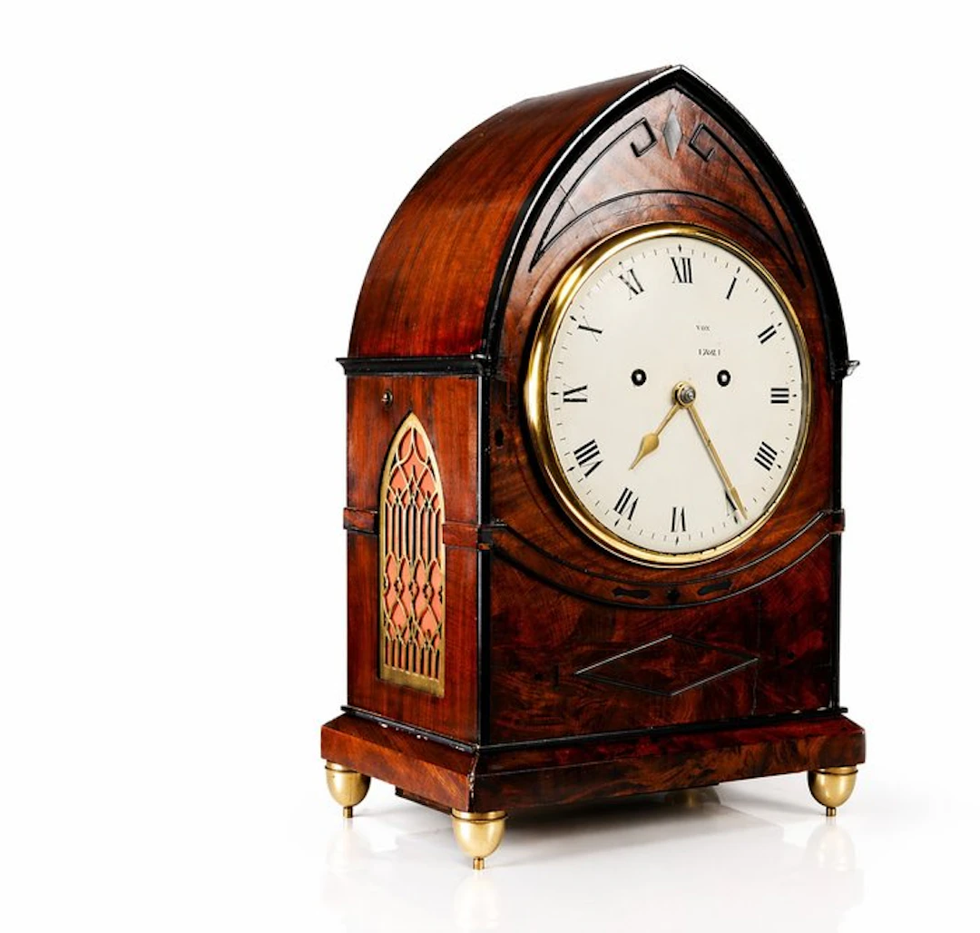 Mantel clock - Rivers & Son Cornhill London - Antique - Mahogany - 1780-1820
