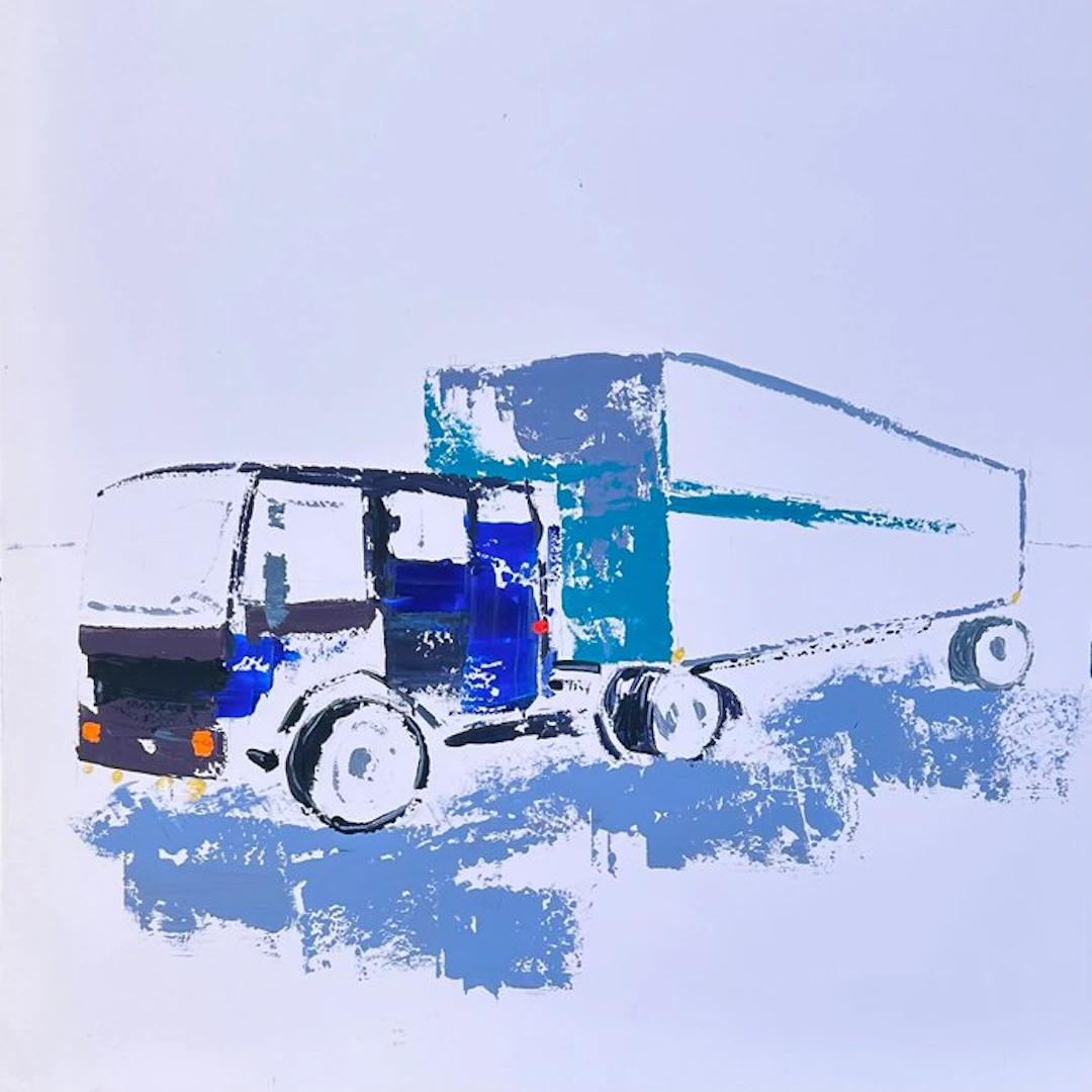 Jean-Pierre Collin (1935-2025) - Camion et Voiture