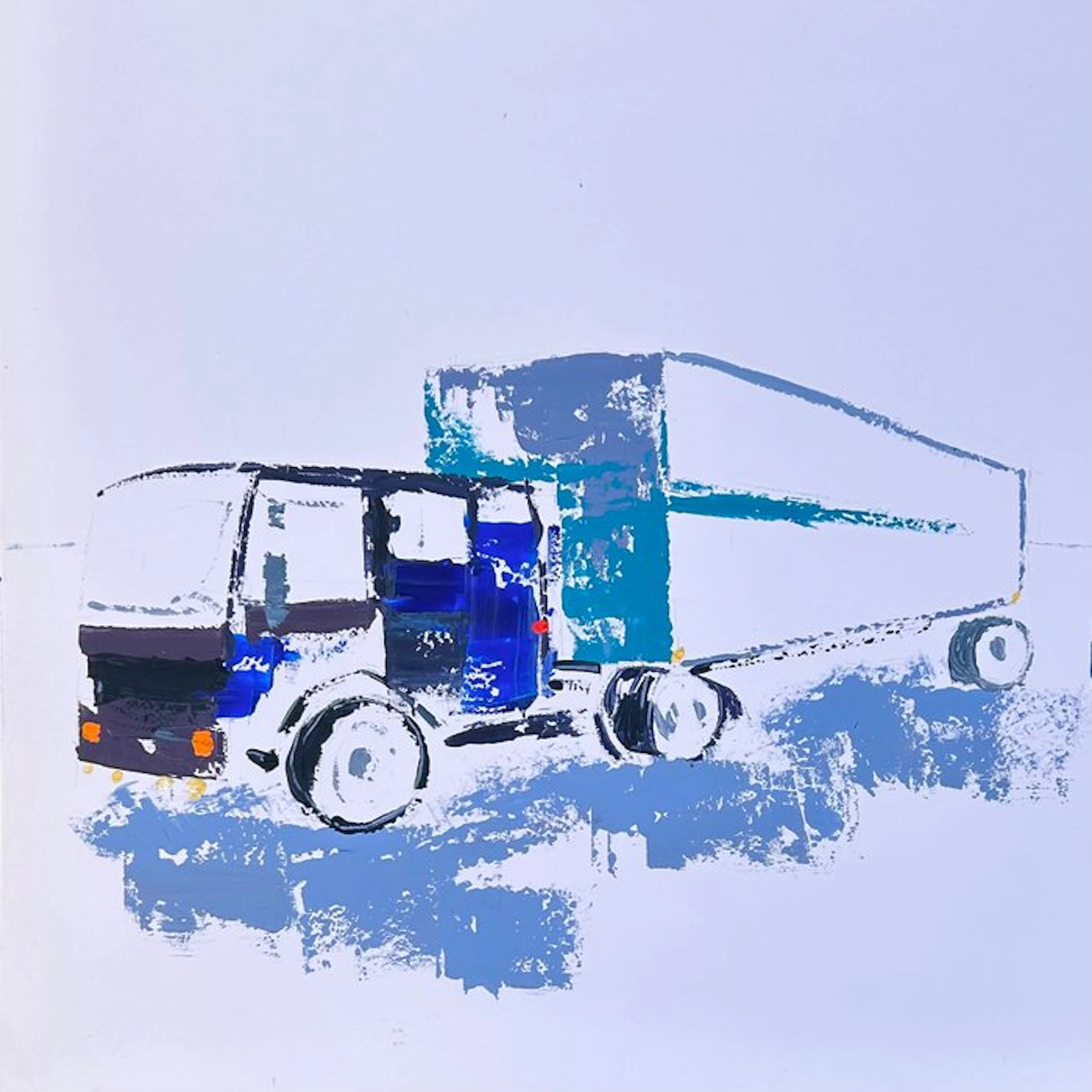 Jean-Pierre Collin (1935-2025) - Camion et Voiture