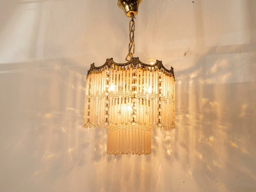 Lamp - Impressive Mid-Century Chandelier in Hollywood...