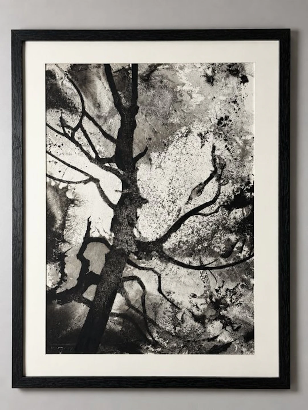 Eugène Eechaut (1928-2019) - Abstract landscape - Framed