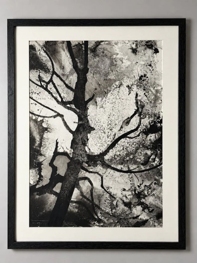 Eugène Eechaut (1928-2019) - Abstract landscape - Framed
