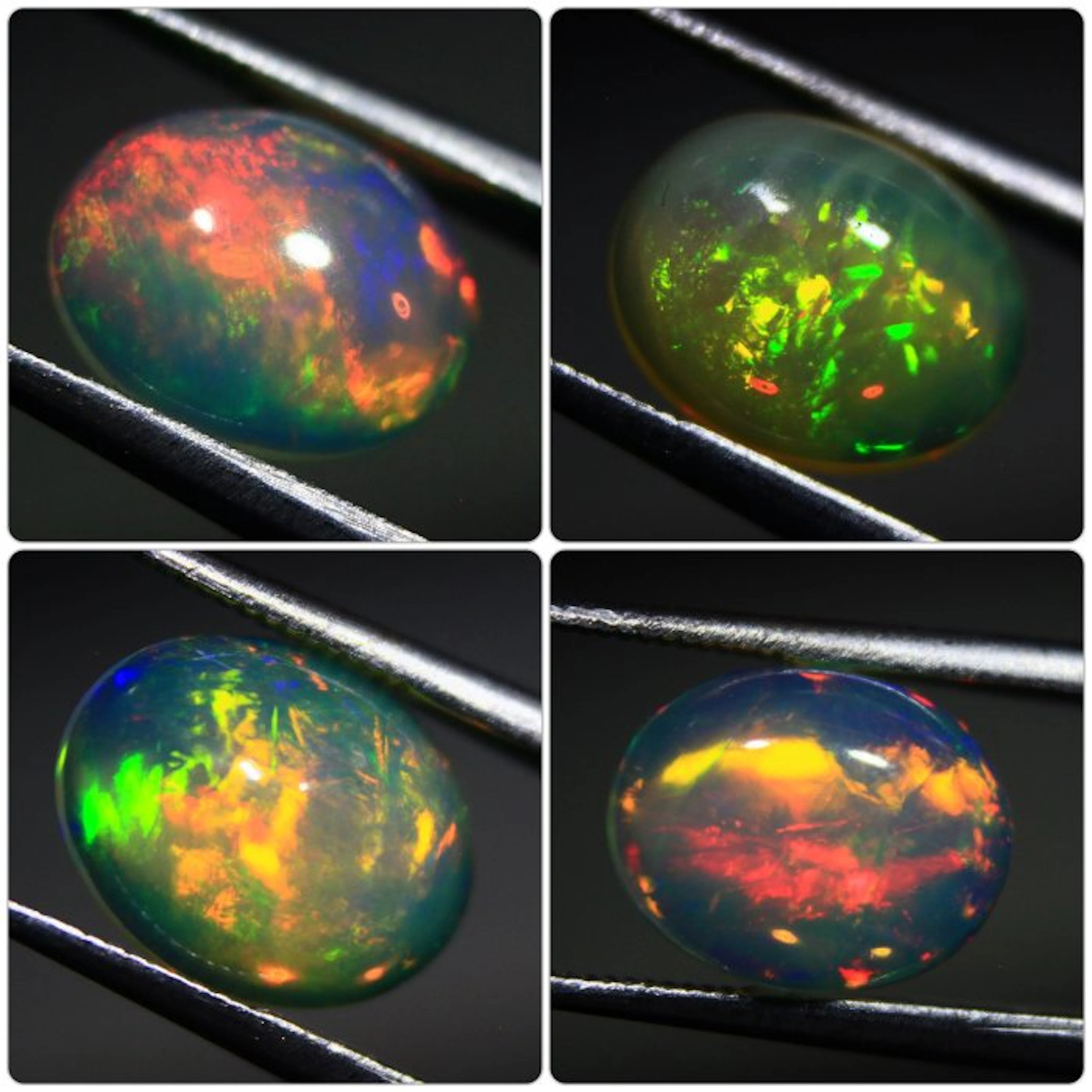 Carat 6.60 Natural Ethiopian Opals Cabochon - Height: 10...