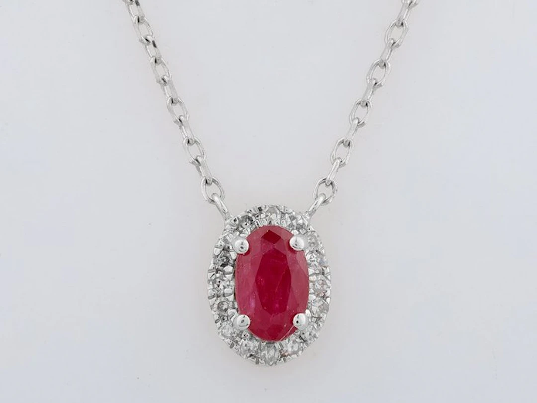 No reserve price - Necklace with pendant - 14 kt