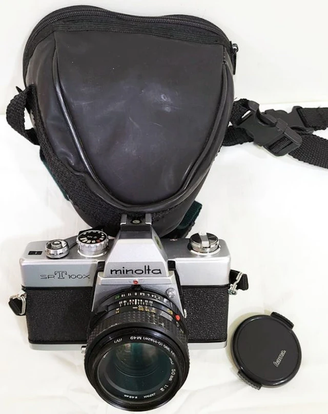 Minolta SRT 100X + 50mm f/1.7 MD Analogue camera