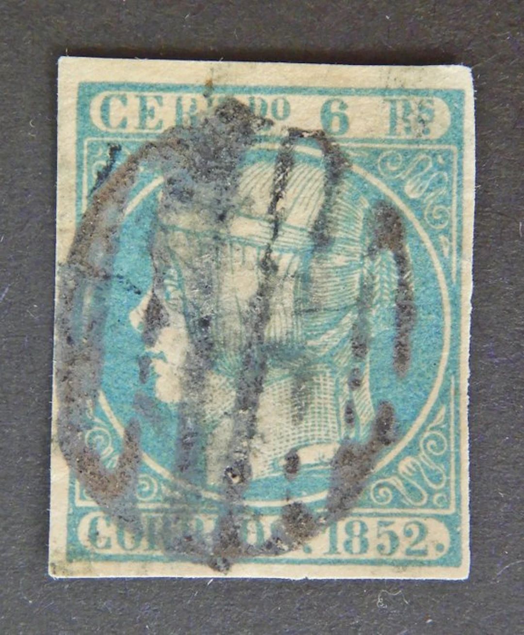 Spain 1852 - Isabella II. six reales.