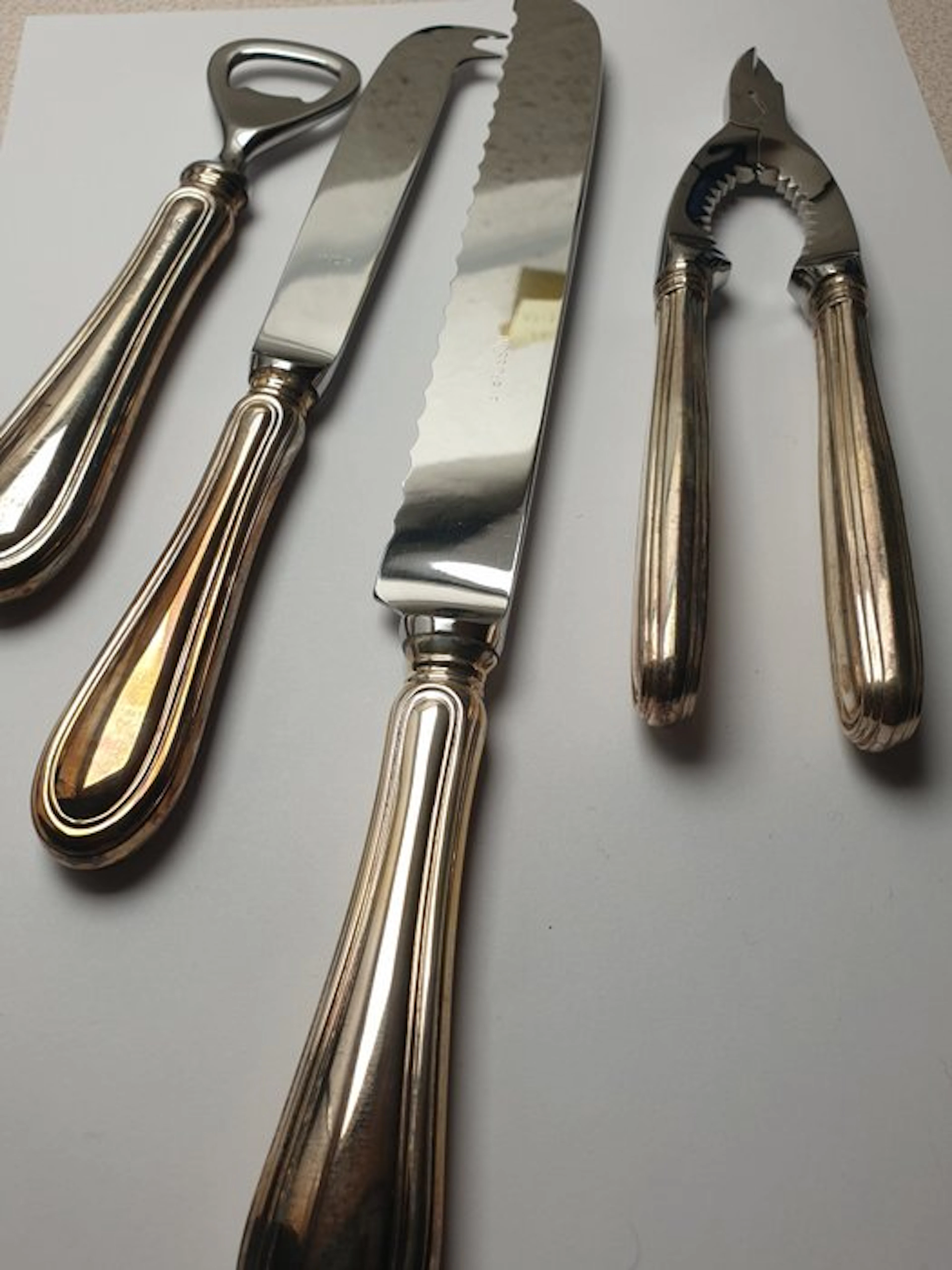 Table knife (4) - .800 silver