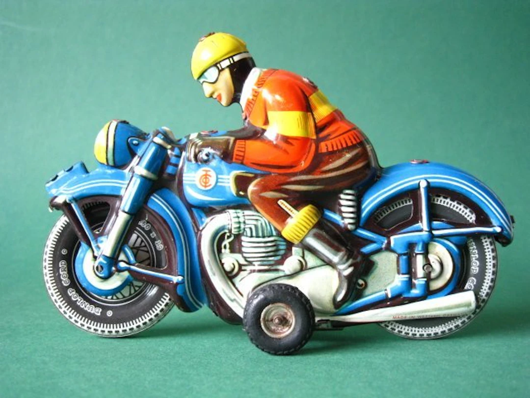 TippCo - Tin toy - Motorfiets - met frictie aandrijving - 1960-1970 - Germany