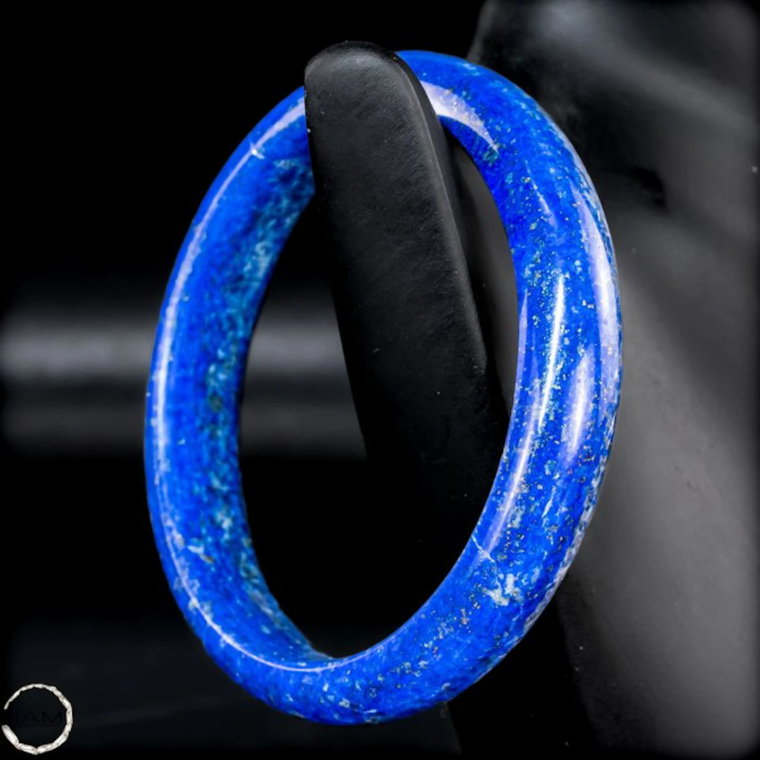 Natürlicher Lapis Lazuli Armreif – Eleganter Edelstein...