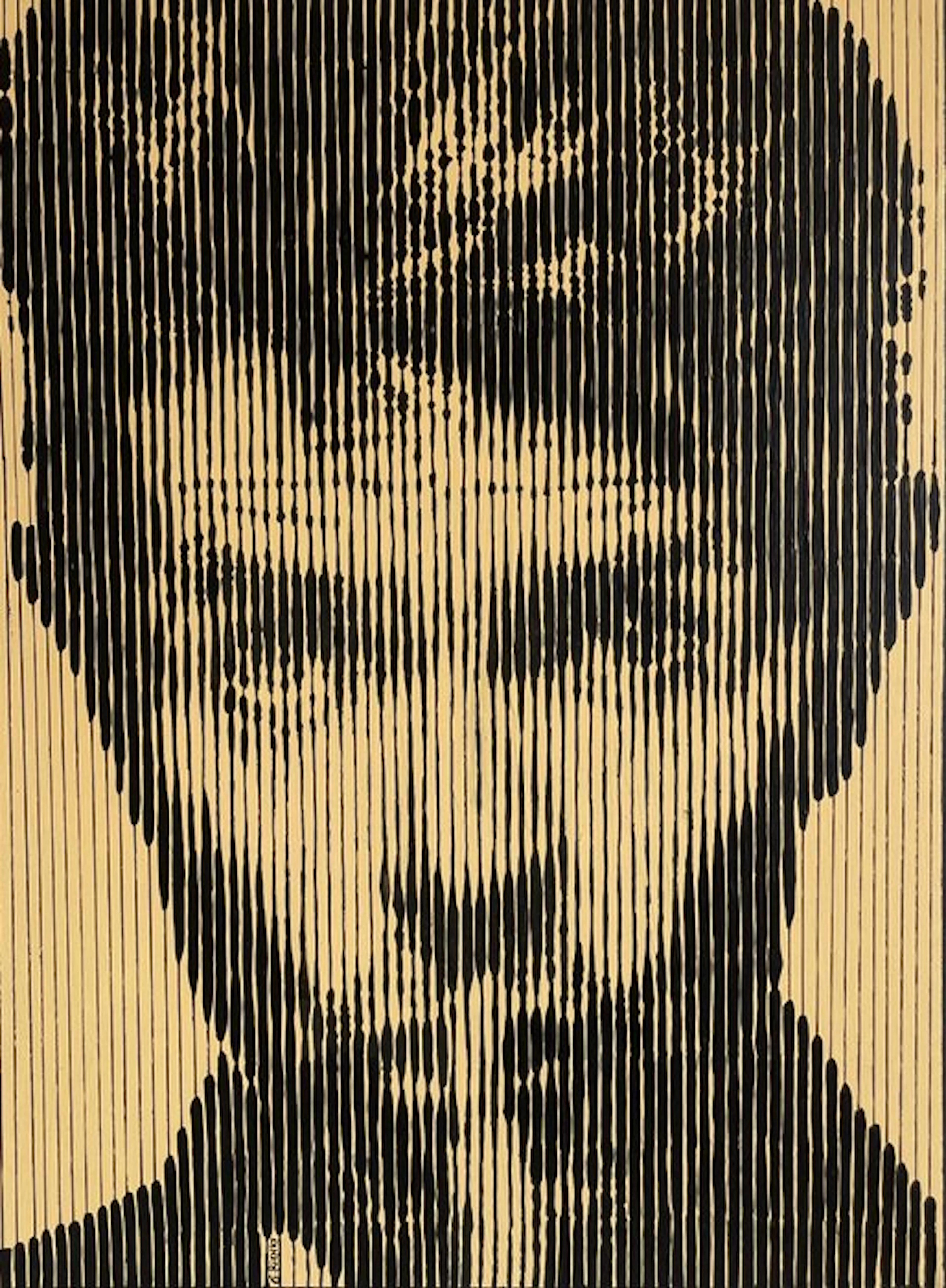 Gerke Rienks - David Bowie, Handpainted