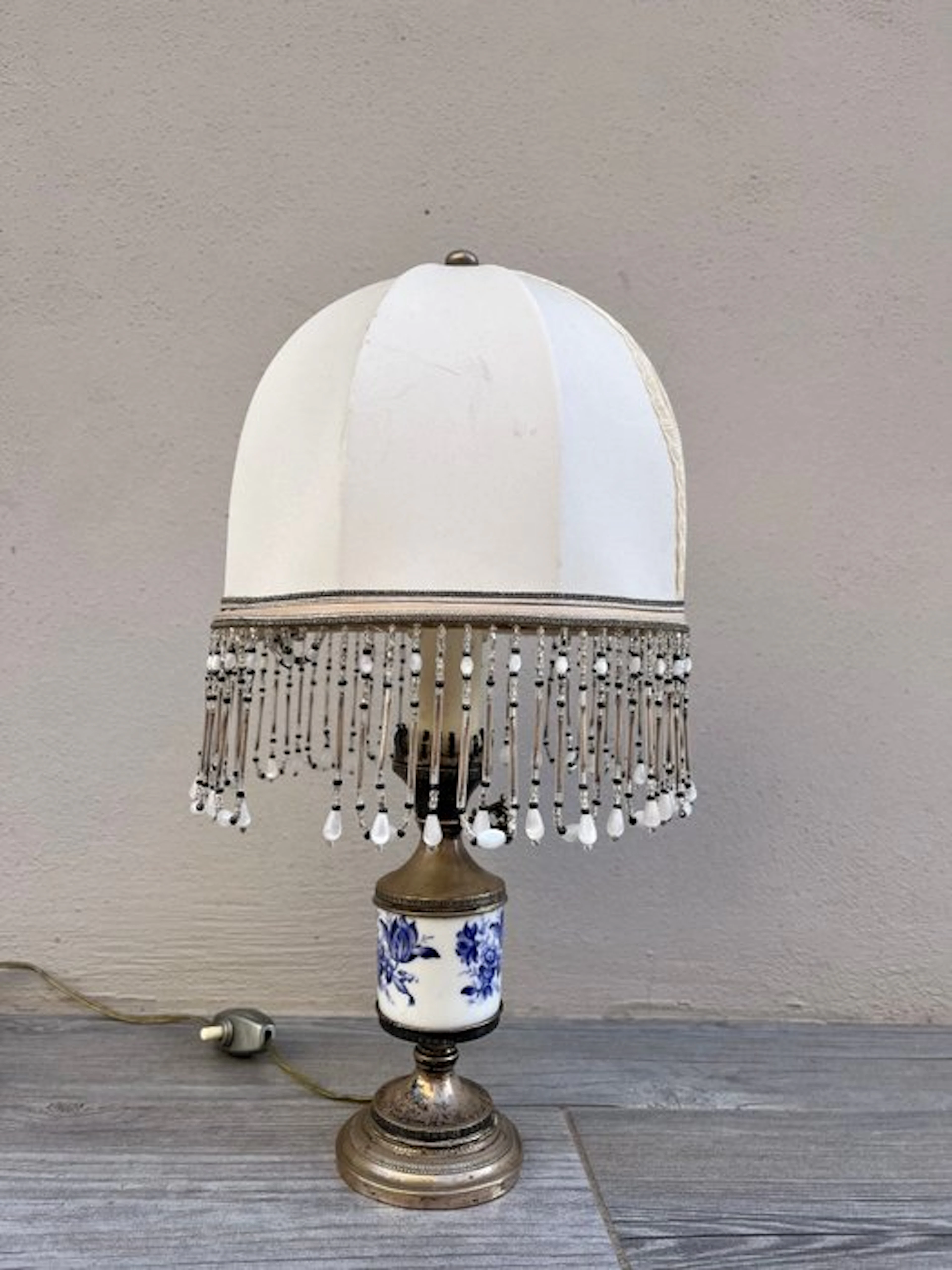 Table lamp - .800 silver