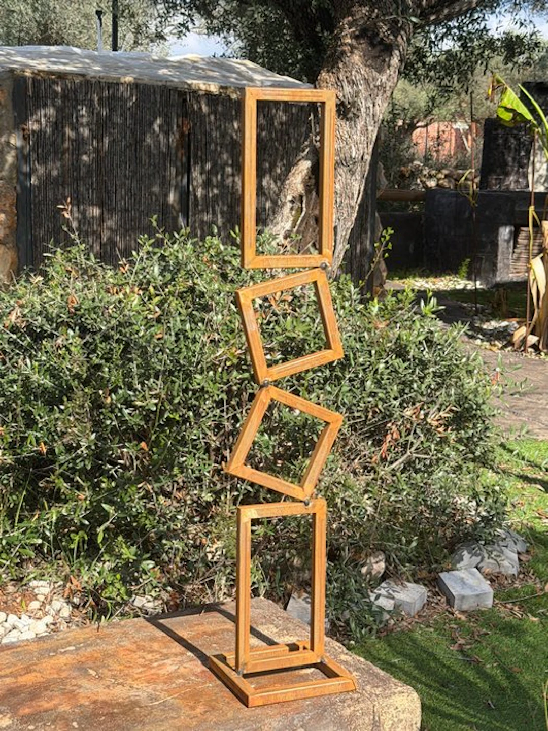 Ana Lucia B.M - Sculpture Corten - XL - No Reserve