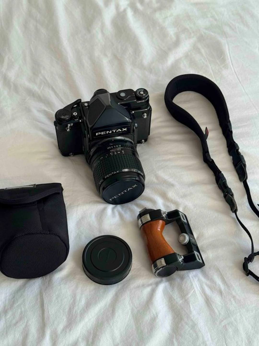 Pentax 67 + grip + 4/55mm - CLA`d see invoice! | Medium format camera