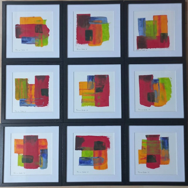 Rob van Oosten - Negen abstracte werken