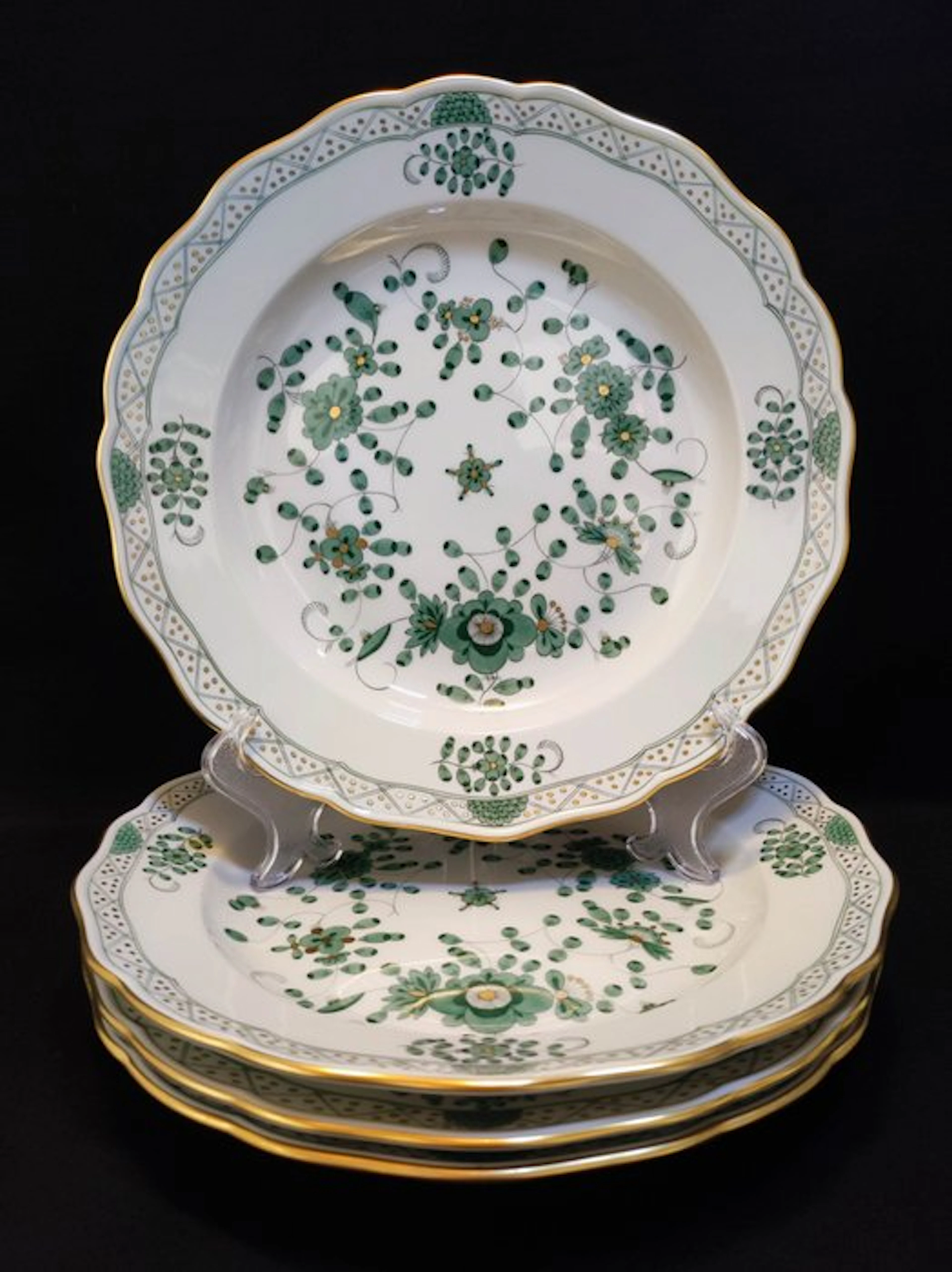 Meissen - Dinner plate (4) - Ø 25,7 cm 4er Set große...
