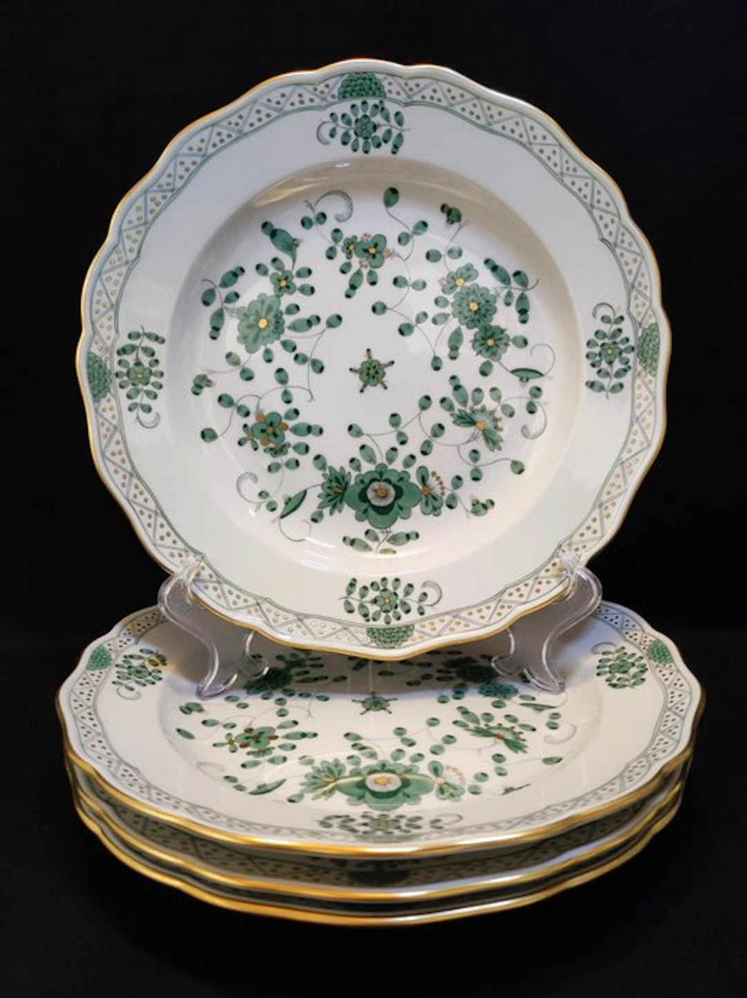 Meissen - Dinner plate (4) - Ø 25,7 cm 4er Set große...