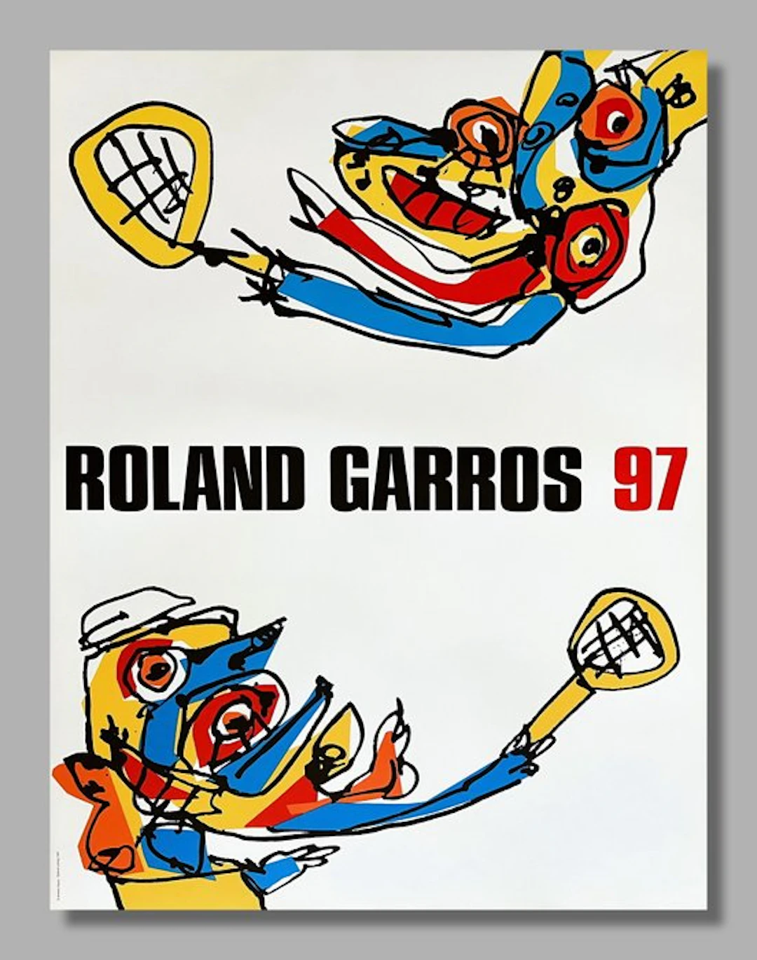 Antonio Saura - Originalplakat - Roland Garros 1997