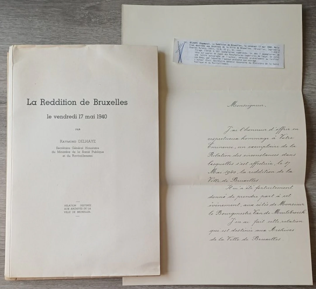 Raymond Delhaye - La reddition de Bruxelles (17 mai 1940) - 1941