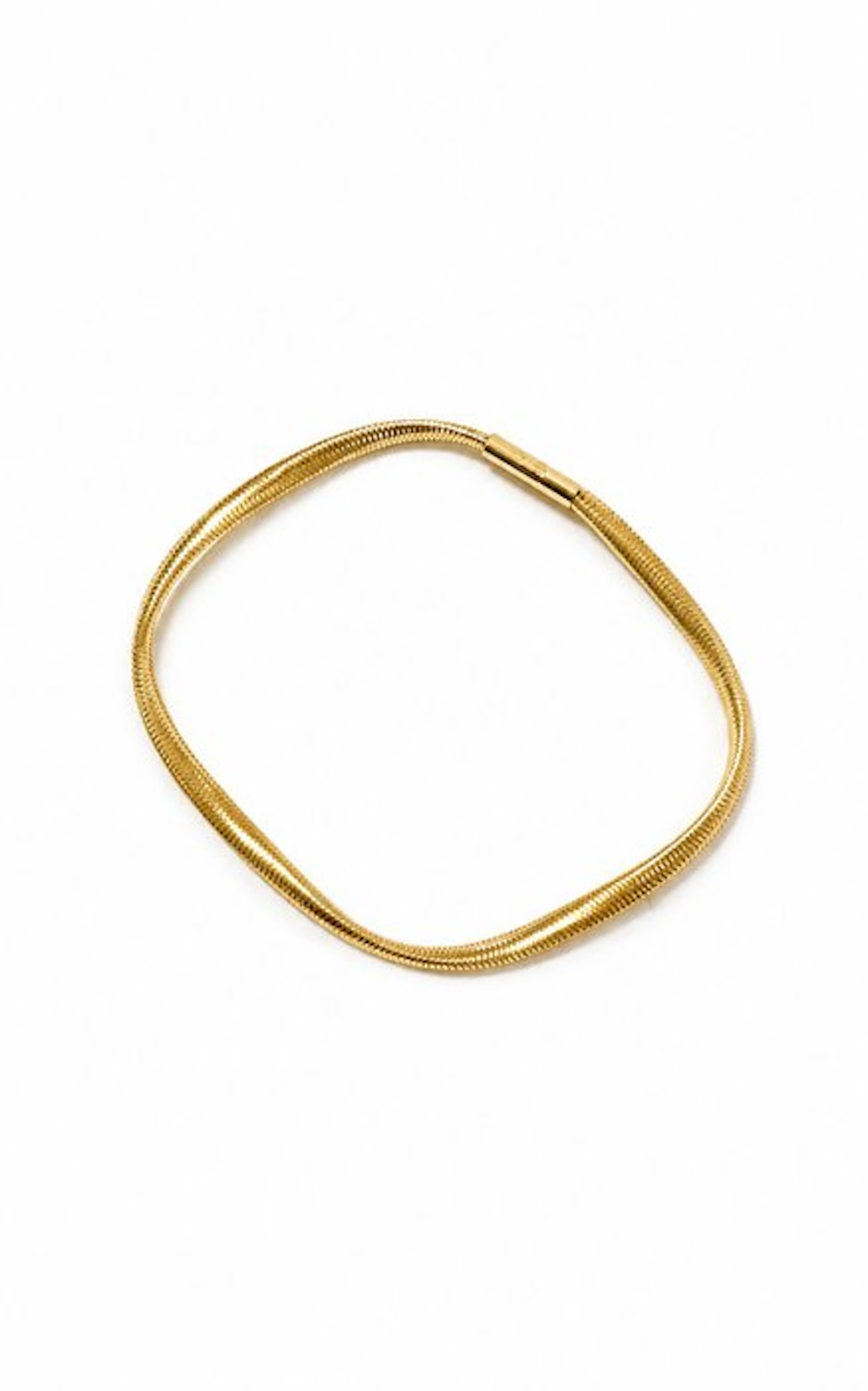 No reserve price - Bracelet - 18 kt. Yellow gold - Br wavy spring 0.9/1 g