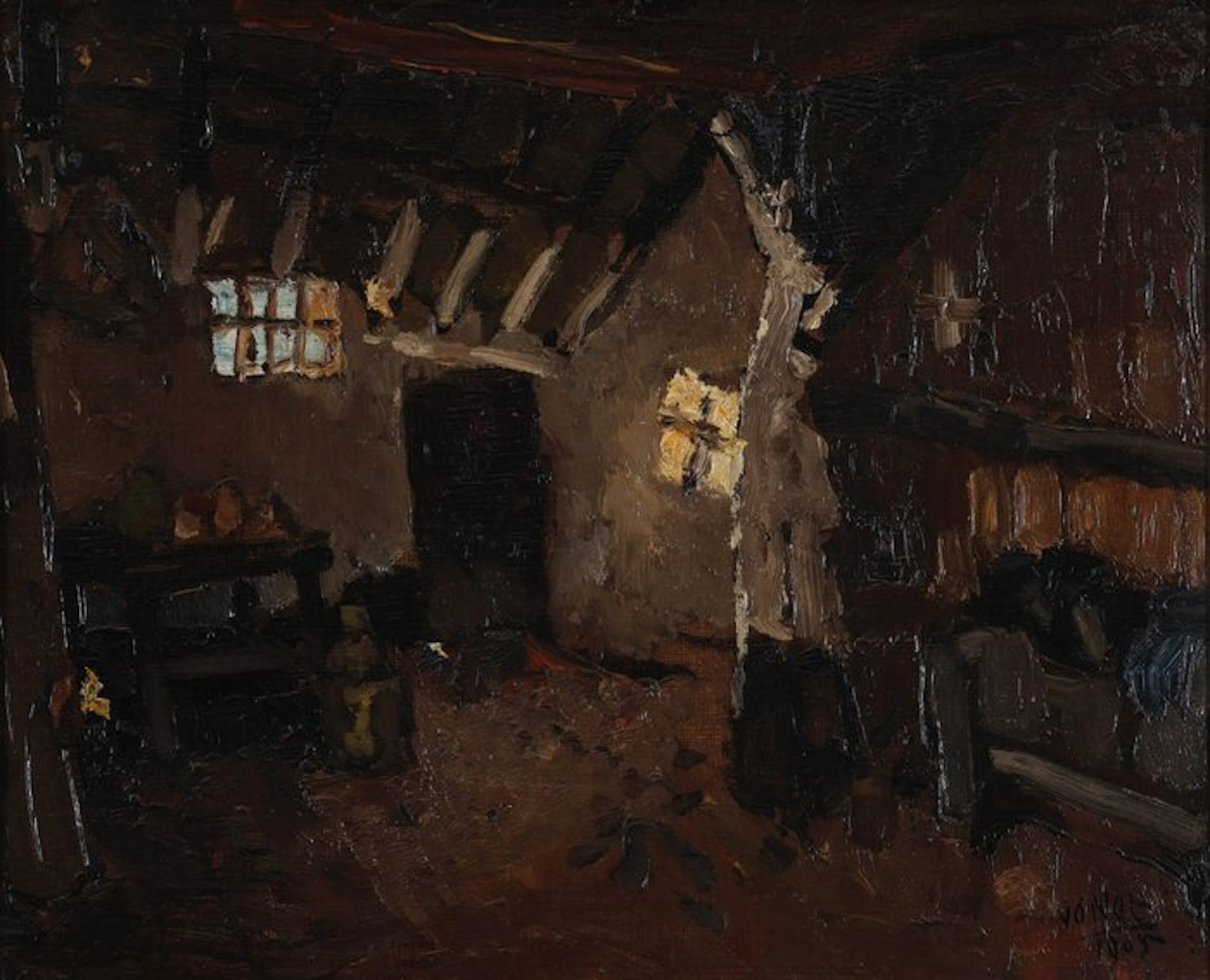 Willem Hendrik van der Nat (1864–1929) - Interieur