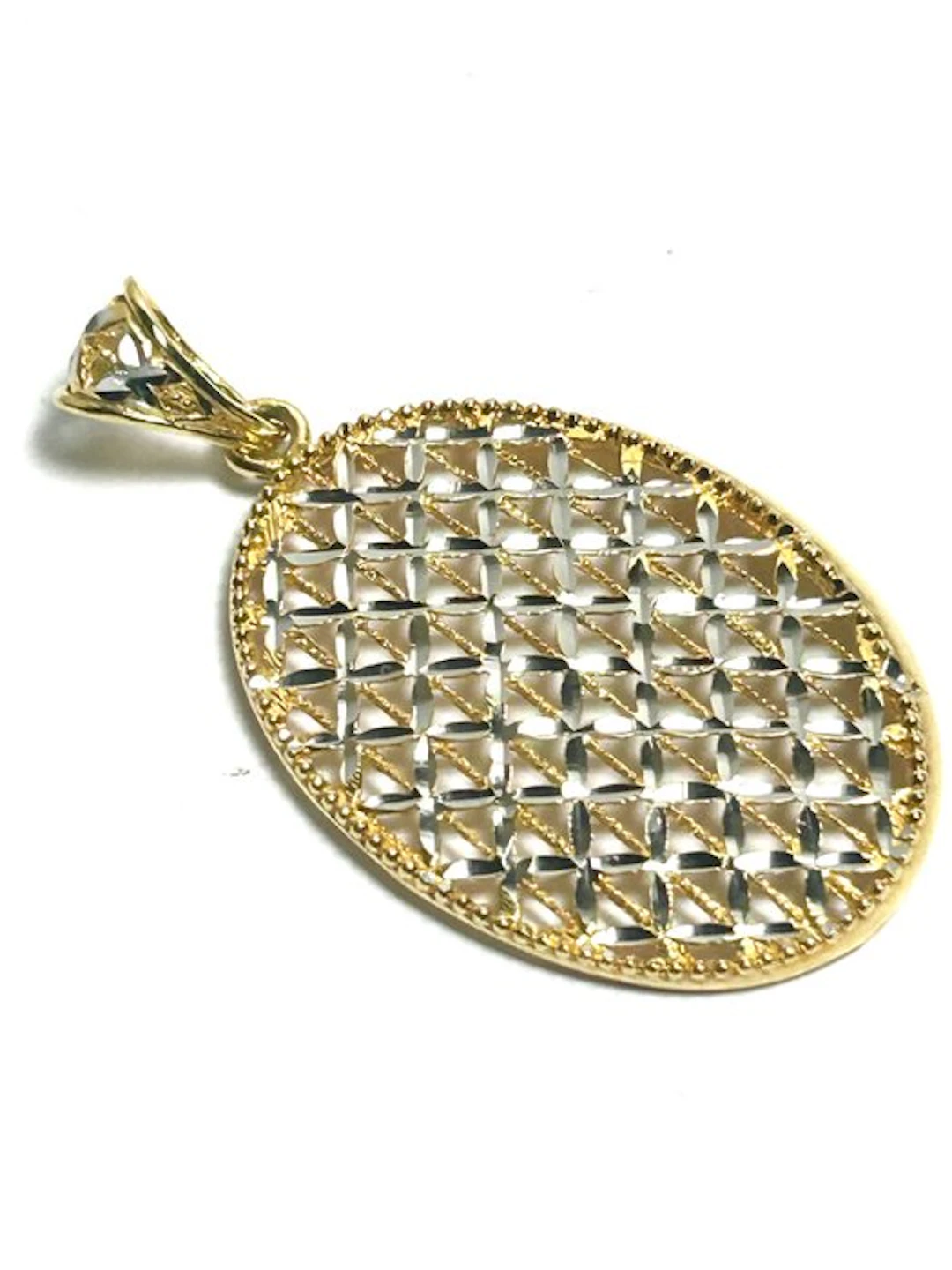Pendant - 18 kt. White gold, Yellow gold