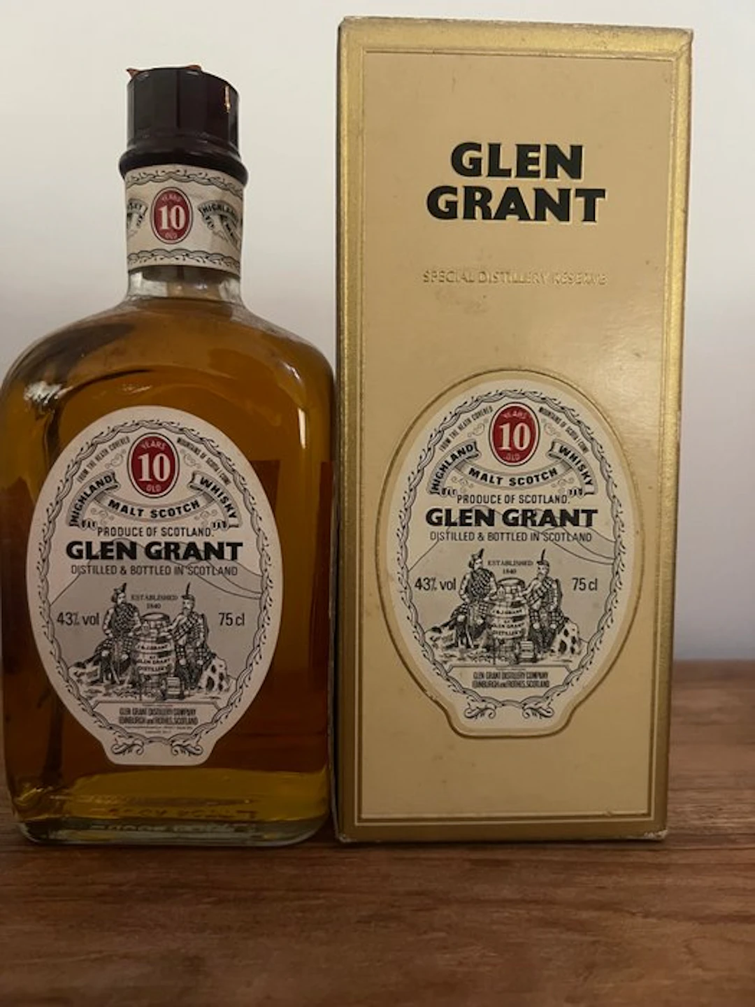 Glen Grant 10 years old - b. 1980s - 75cl
