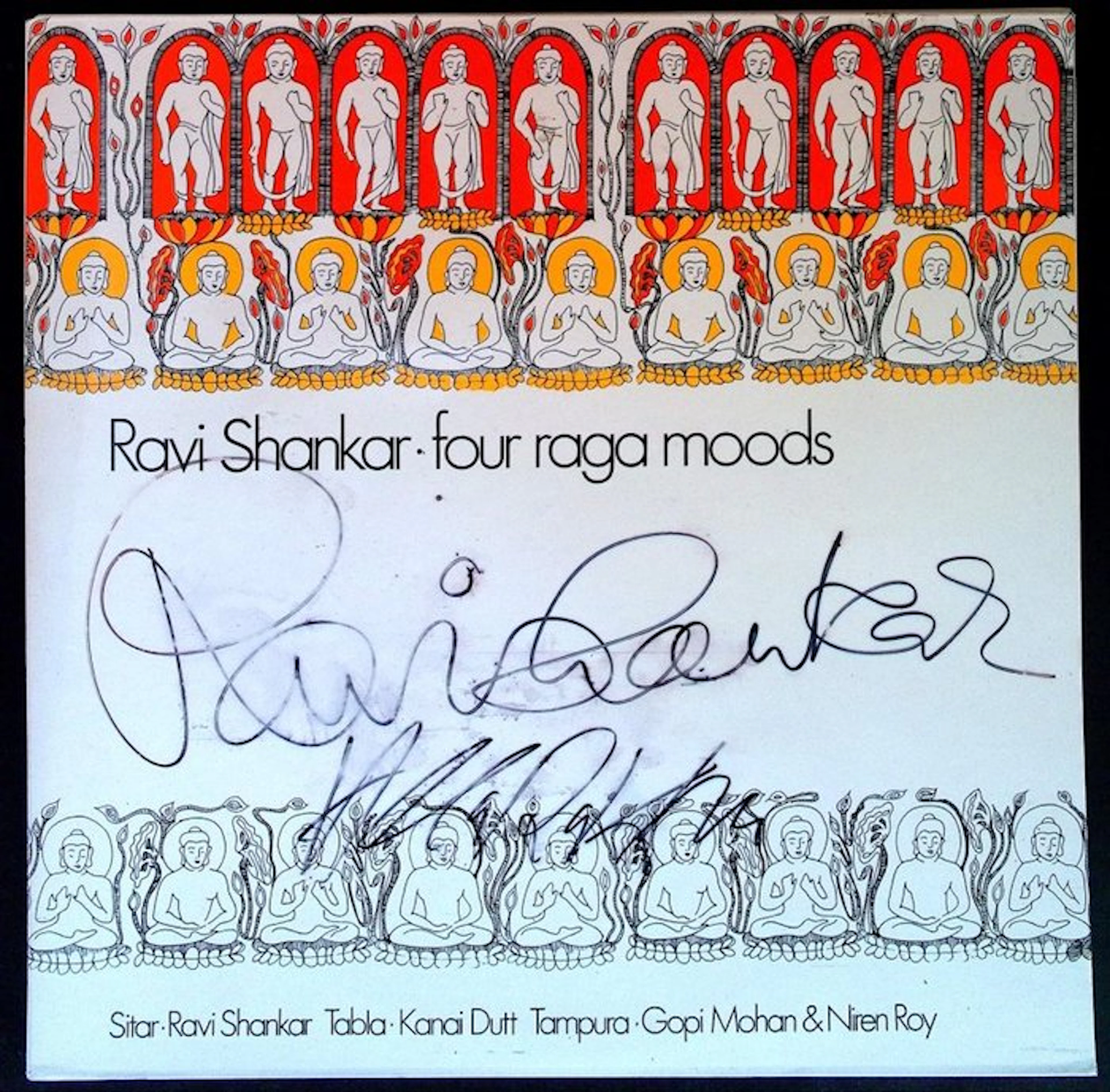 Ravi Shankar - Four Raga Moods (Autographed by Ravi...