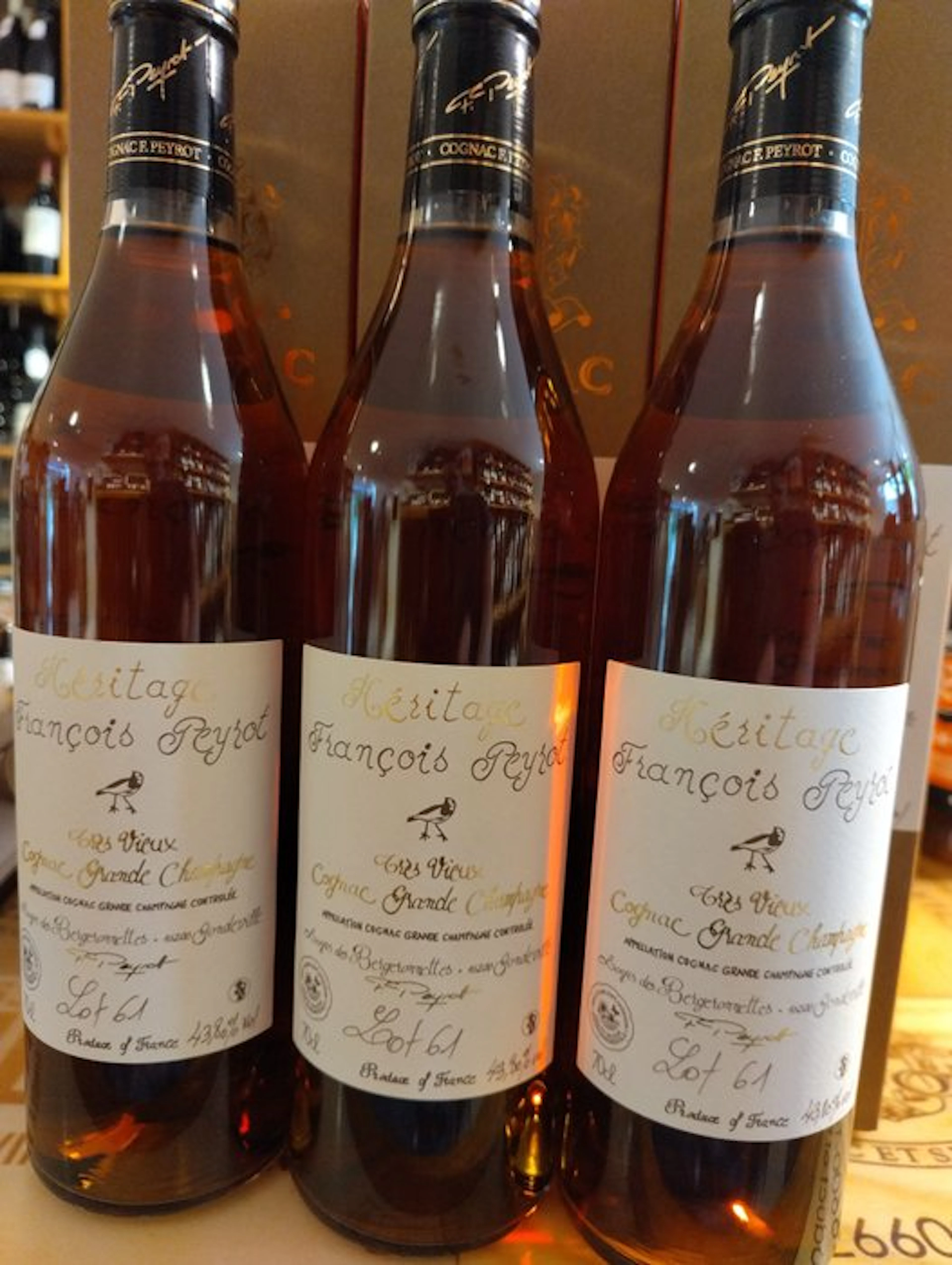 François Peyrot 1961 - Héritage Lot 61 - 70cl - 3 bottles