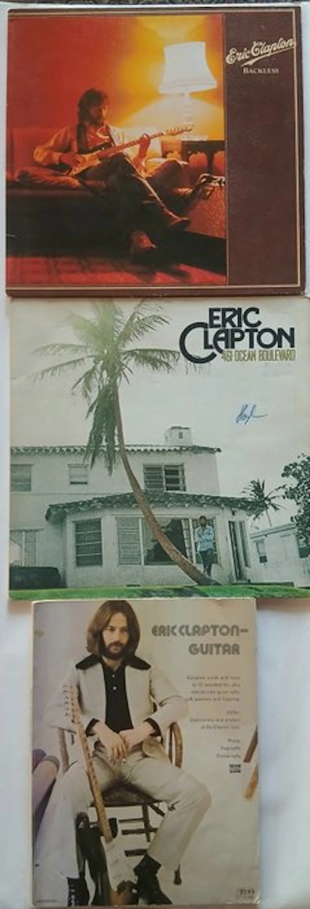 Eric Clapton - 3x Albums 1st Pressings - Multiple titles...
