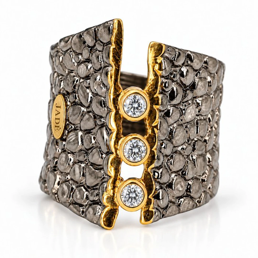No reserve price - Ring Gold-plated