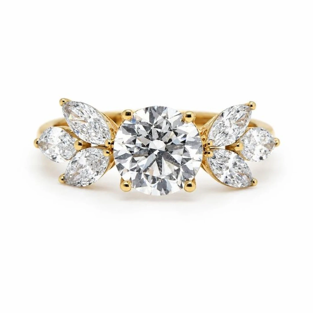 No reserve price - Ring - 14 kt