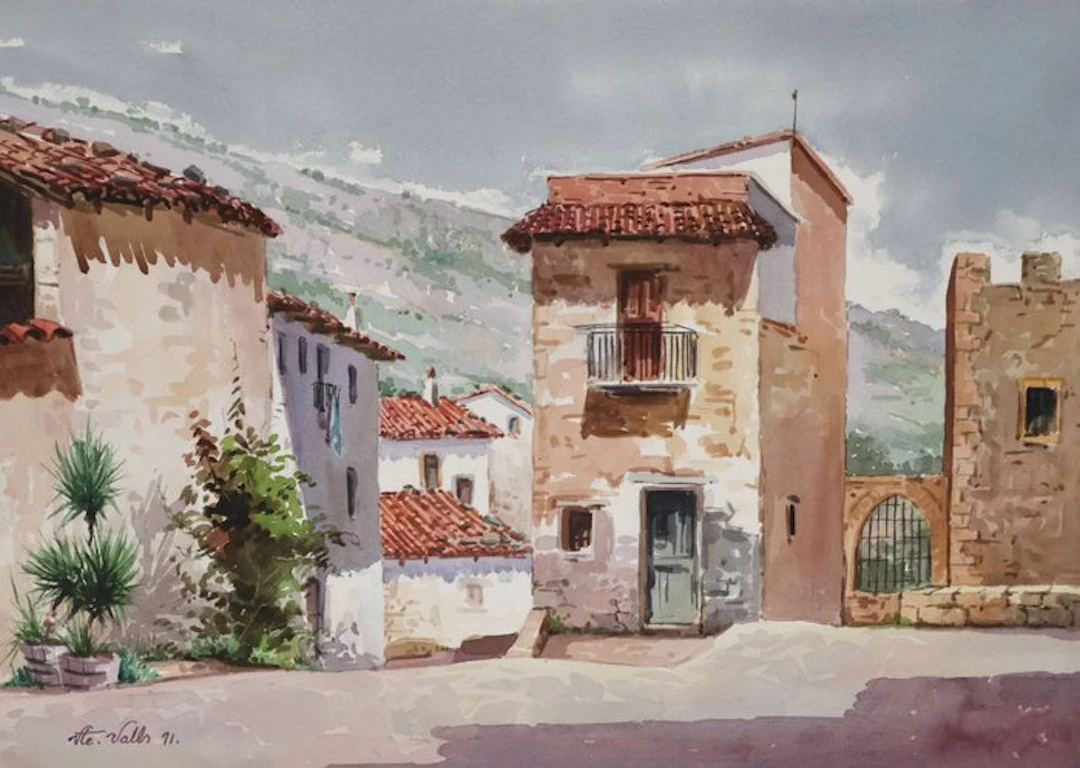 Vicent Valls (XX) - Pueblo rural