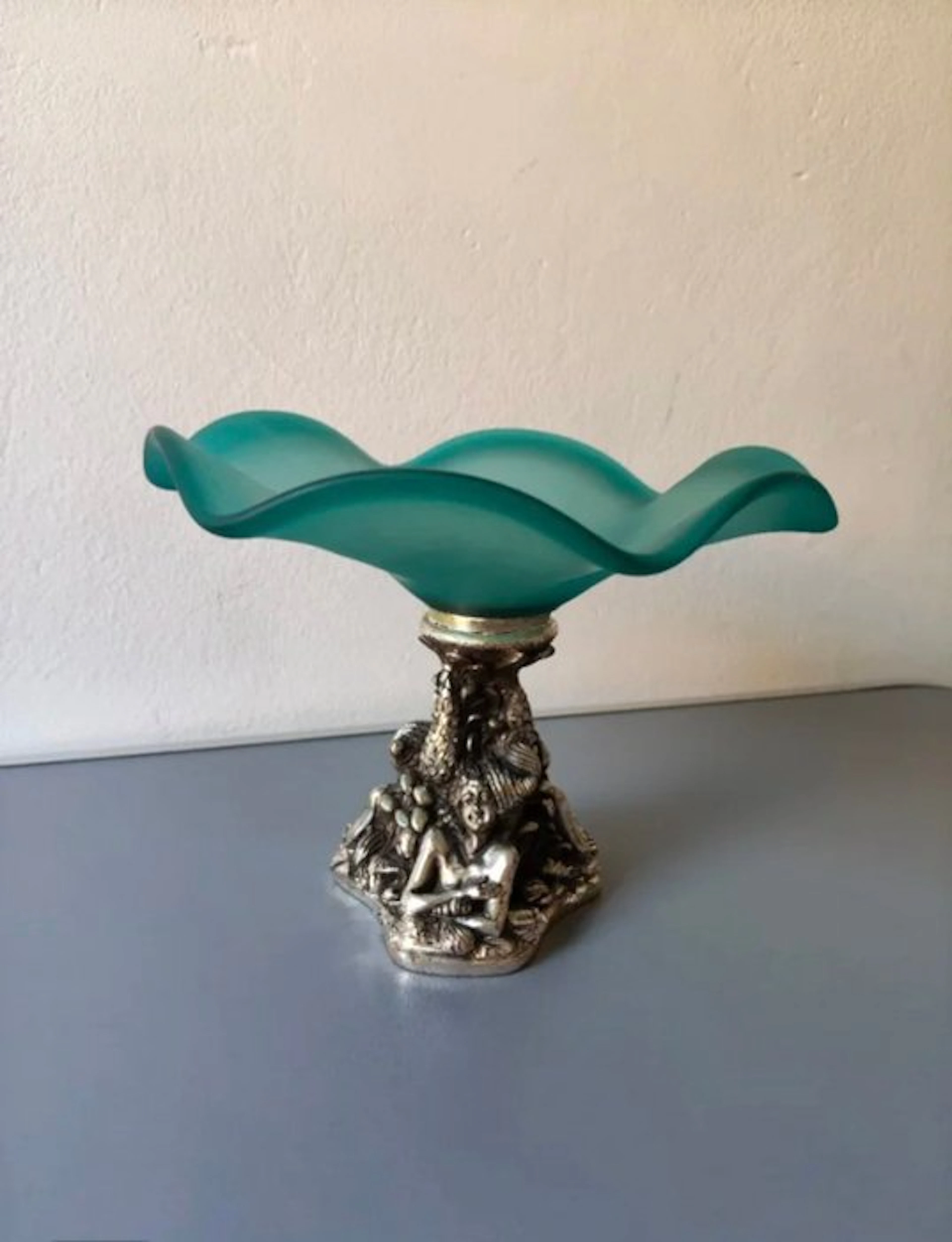 Robean - Centrepiece - Glass, Silverplated - Sculptural