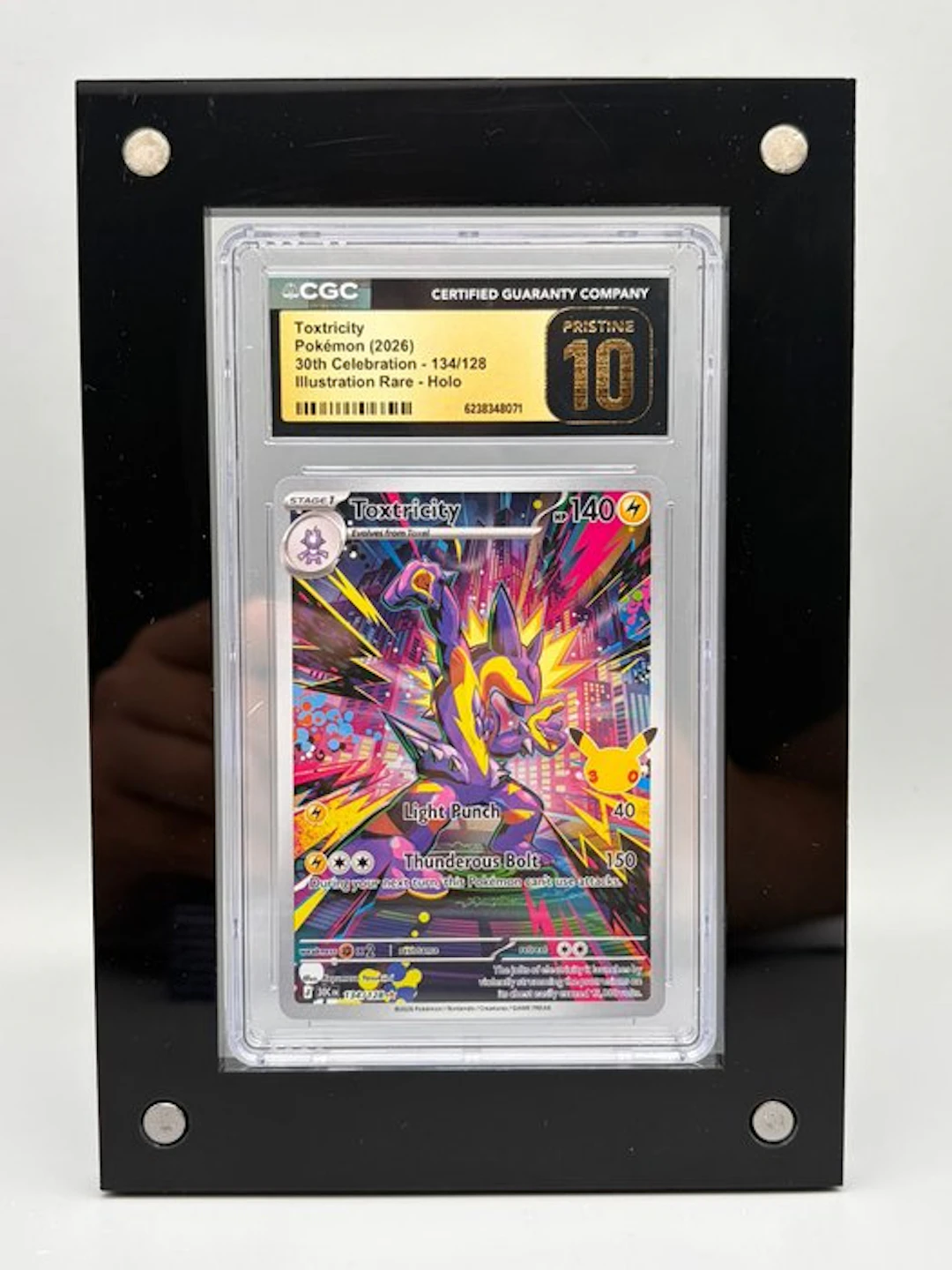 Pokémon - 1 Graded card - Toxtricity - 30th Celebration...
